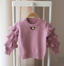 Load image into Gallery viewer, Pearl Ruffle Sweater