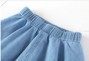 Payton Denim Skirt Set